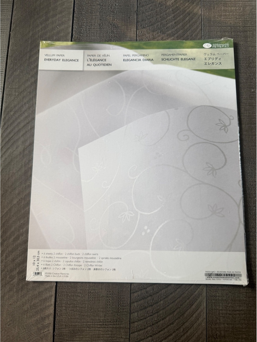 Creative Memories Vellum Paper Everyday Elegance from 2006
